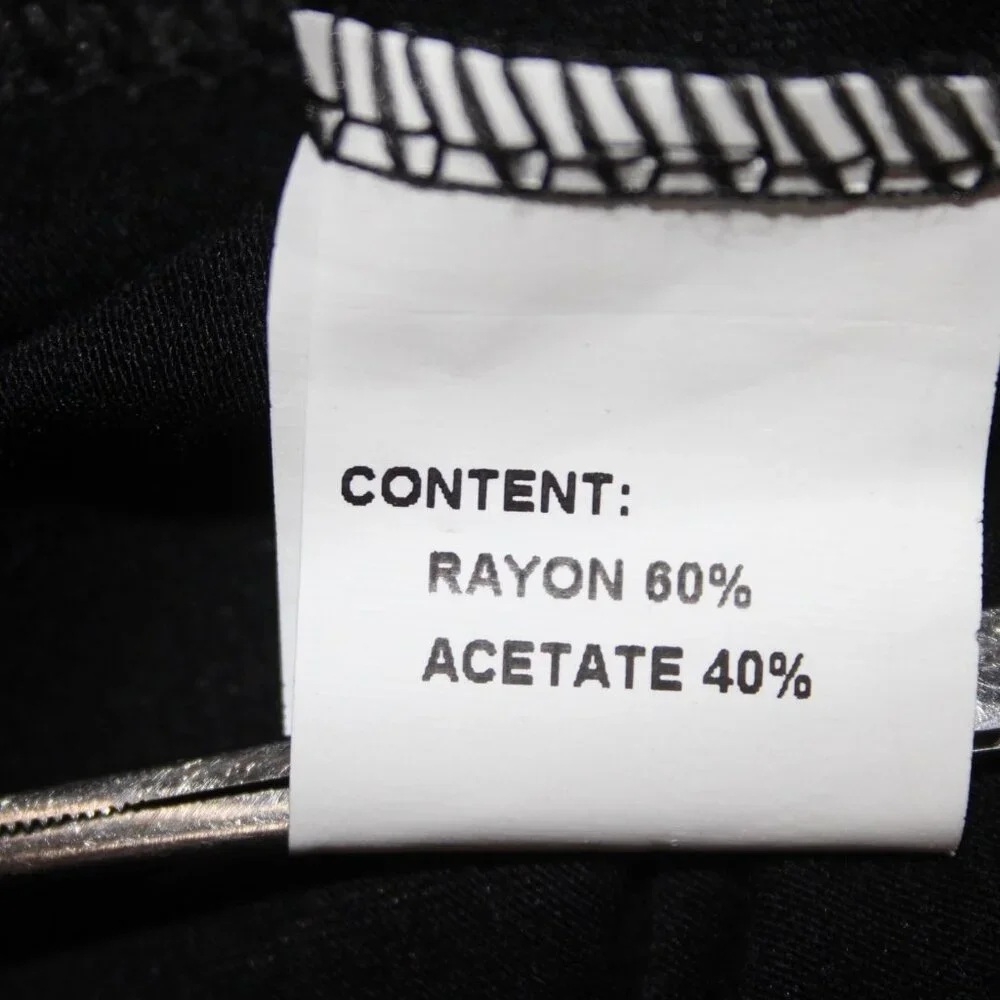 Mode Lia Legging Pant Sz L x 29 Black Gold Embellishment Swirls Rayon Leggings - Picture 8 of 12